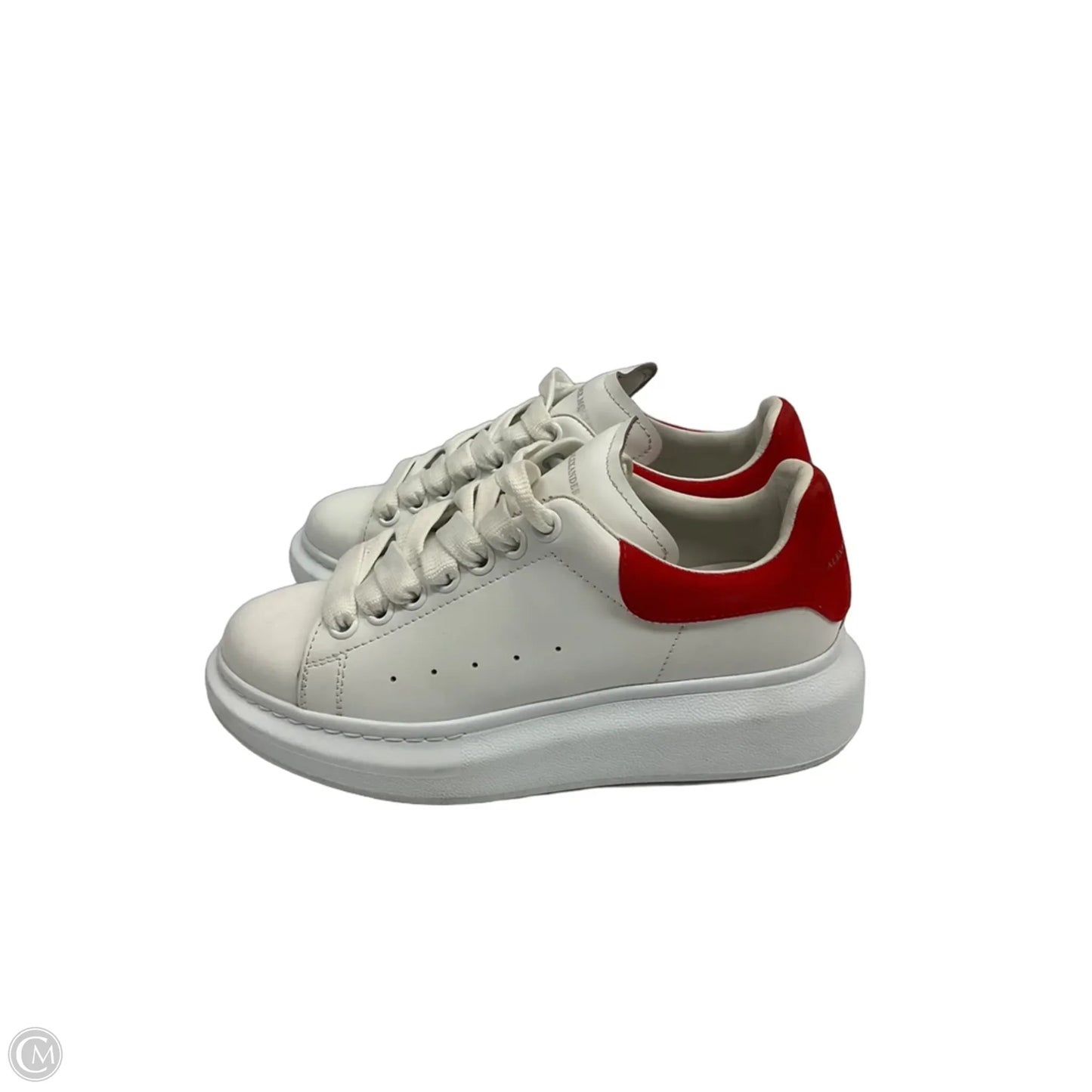 Shoes Luxury Designer By Alexander Mcqueen In White, Size: 6.5