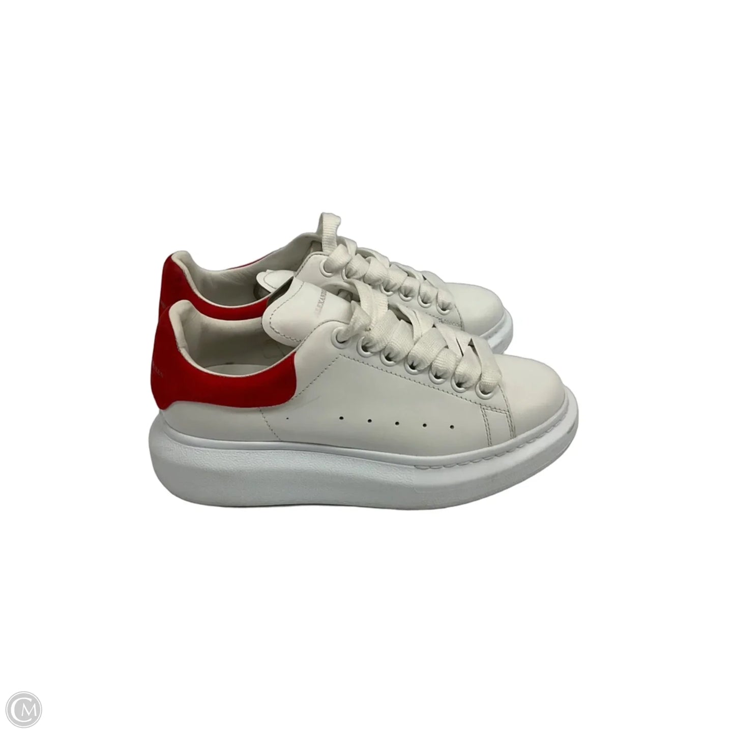 Shoes Luxury Designer By Alexander Mcqueen In White, Size: 6.5