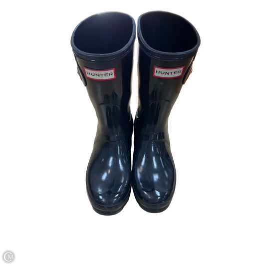 Boots Designer By Hunter In Black, Size: 5