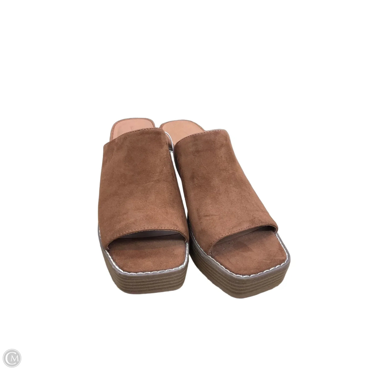 Shoes Heels Block By Universal Thread In Brown, Size: 9