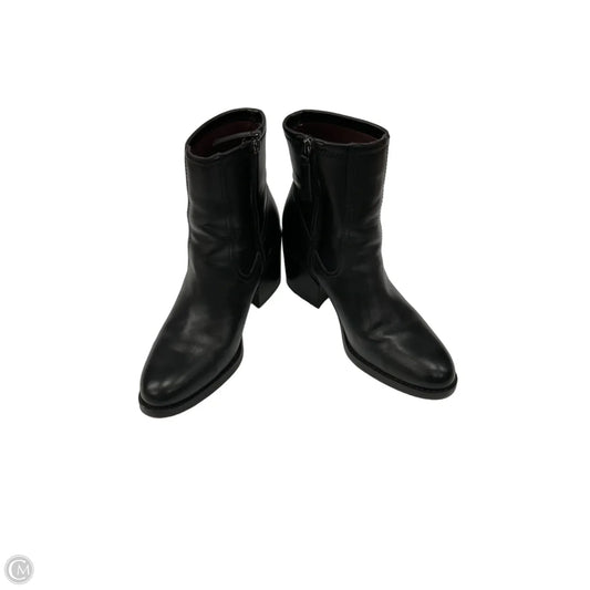 Boots Ankle Heels By Franco Sarto In Black, Size: 10