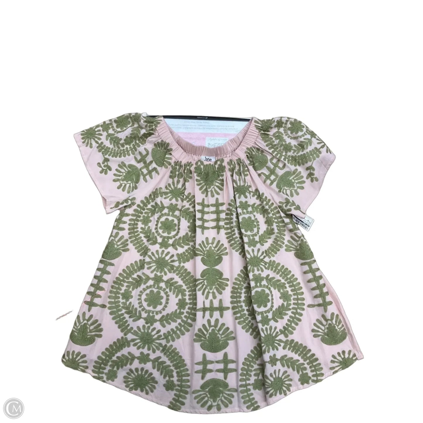 Top Short Sleeve By Ivy Jane In Floral Print, Size: Xs