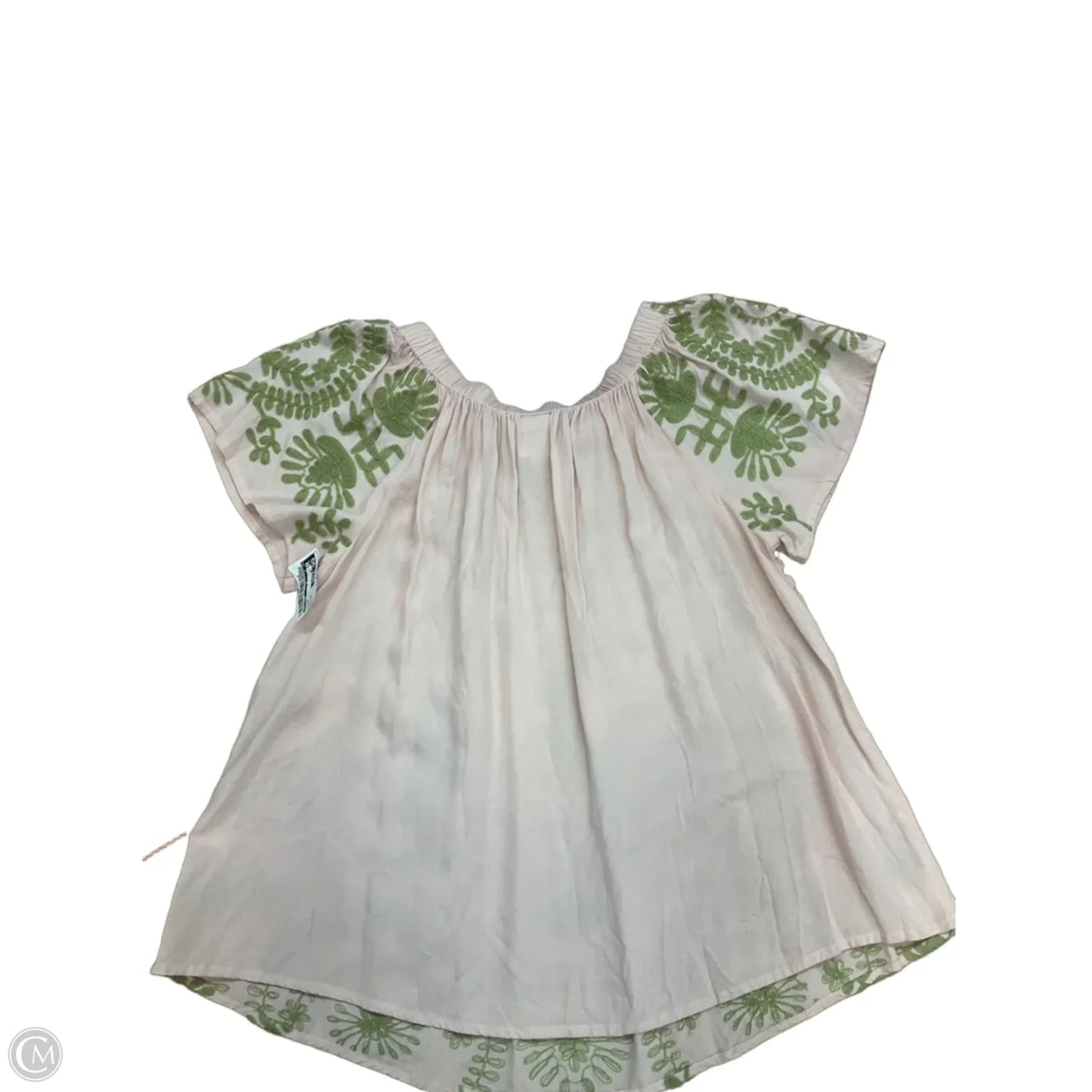 Top Short Sleeve By Ivy Jane In Floral Print, Size: Xs