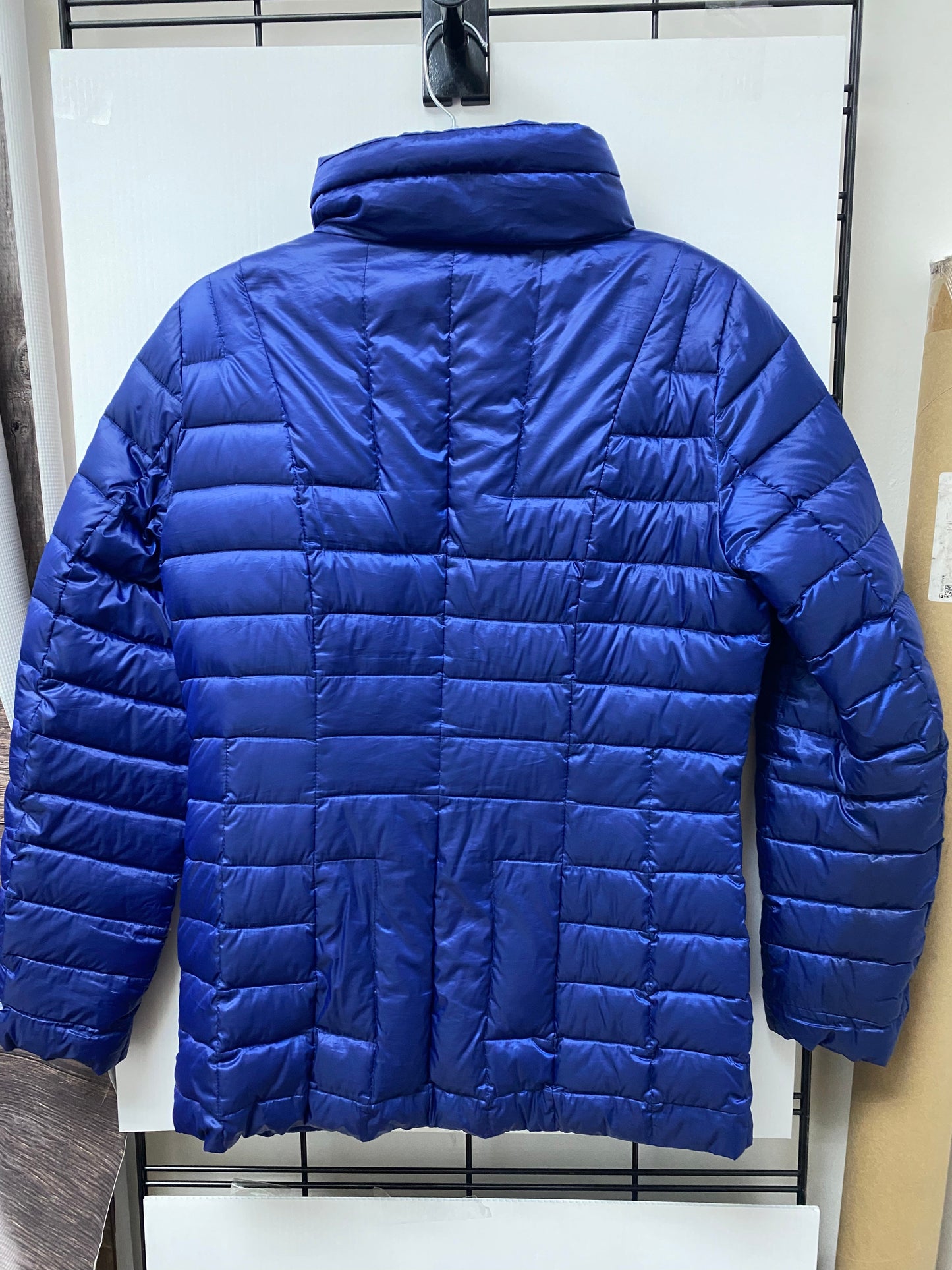 Coat Puffer & Quilted By Calvin Klein In Blue, Size: S