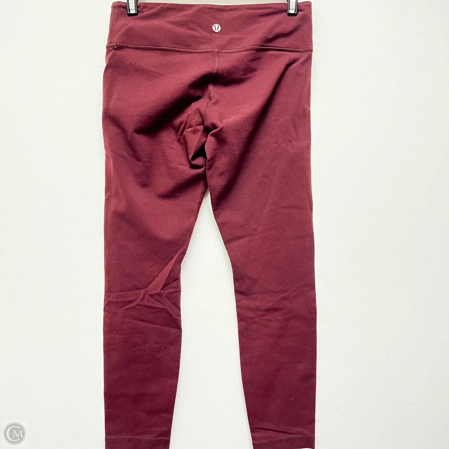 Athletic Leggings By Lululemon In Maroon, Size: S