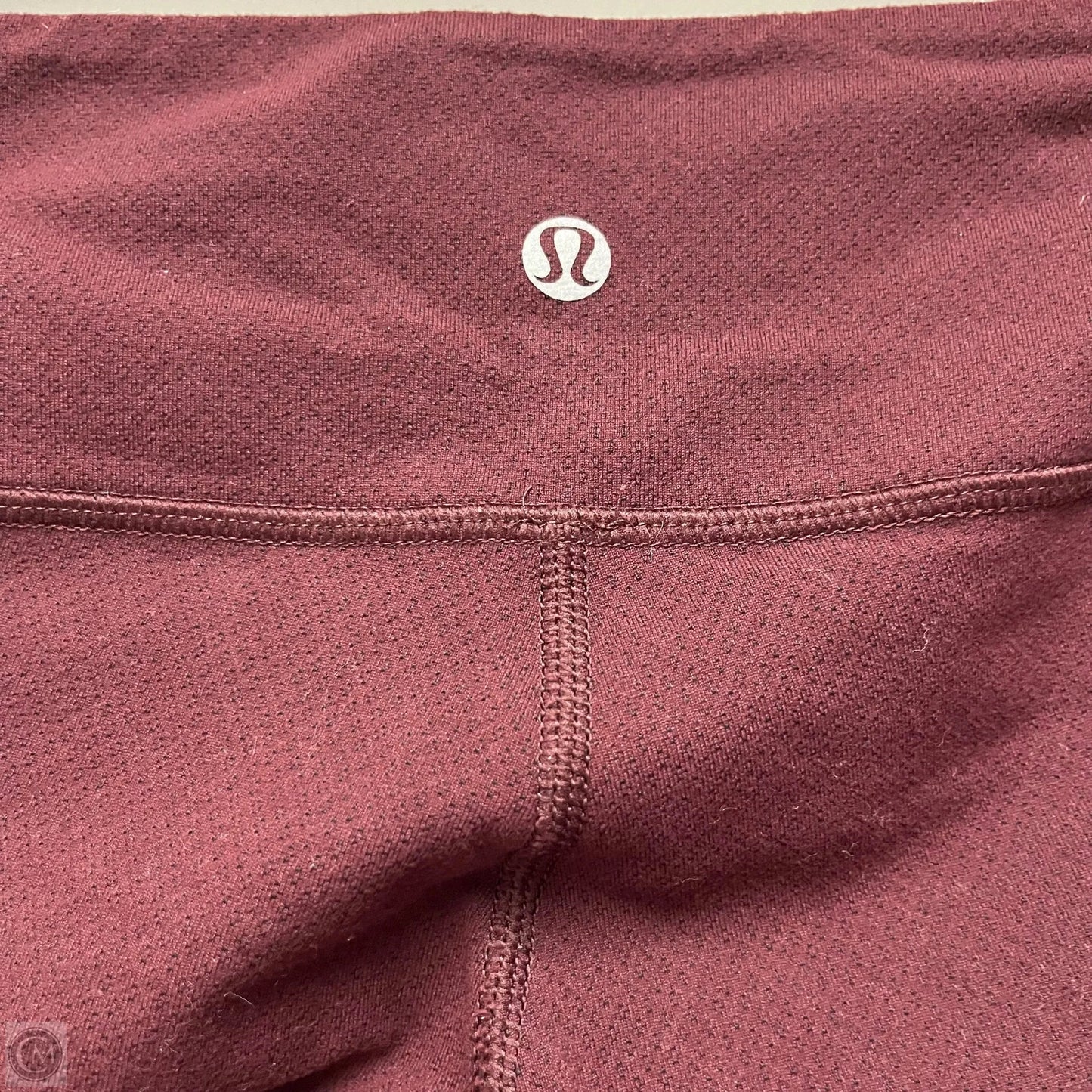 Athletic Leggings By Lululemon In Maroon, Size: S