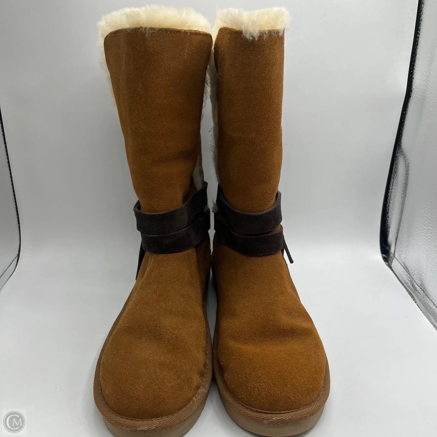 Boots Mid-calf Flats By Koolaburra By Ugg In Brown, Size: 7