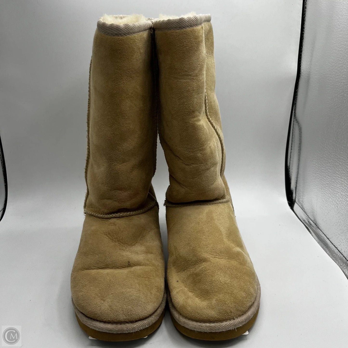 Boots Designer By Ugg In Cream, Size: 6