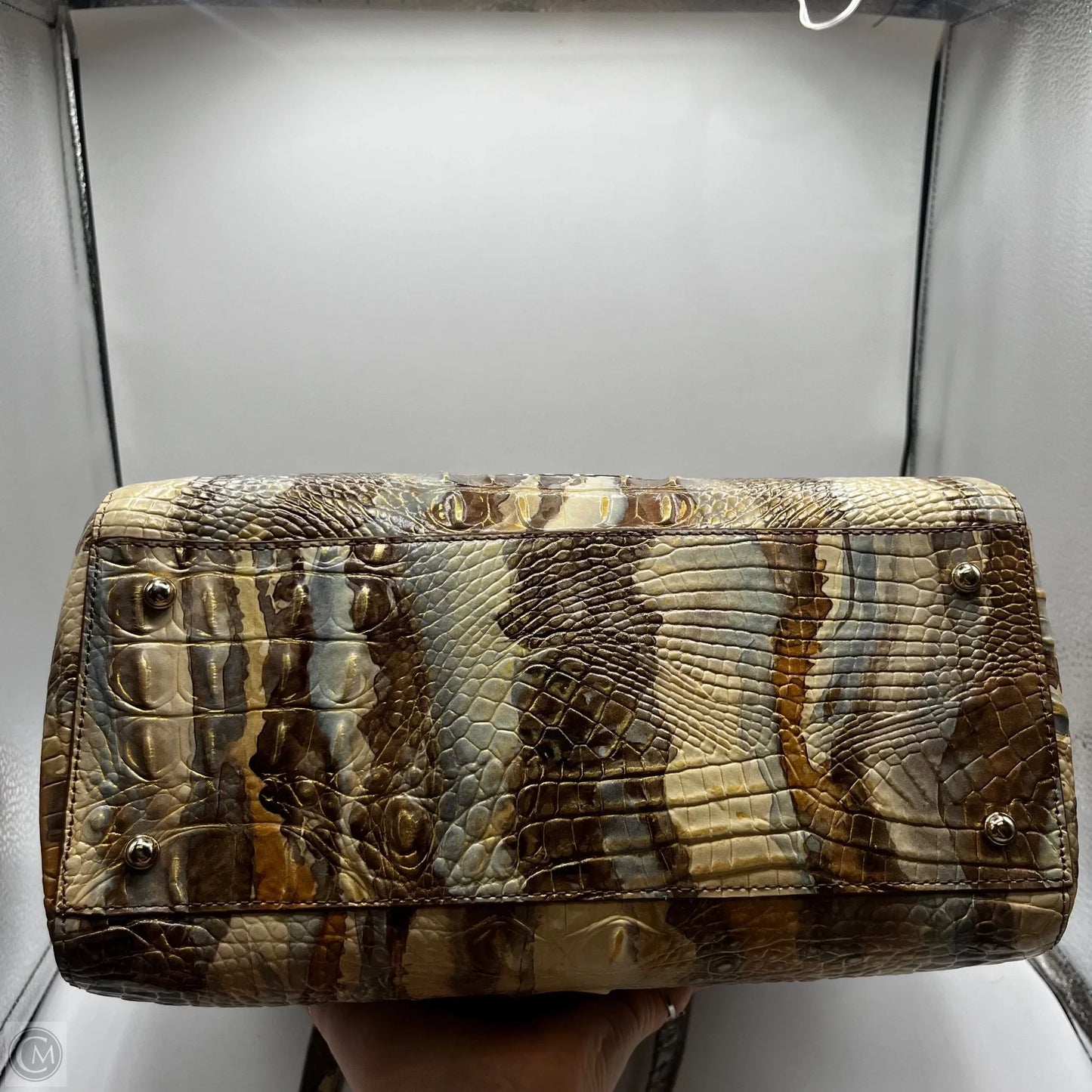 Handbag Designer By Brahmin, Size: Large