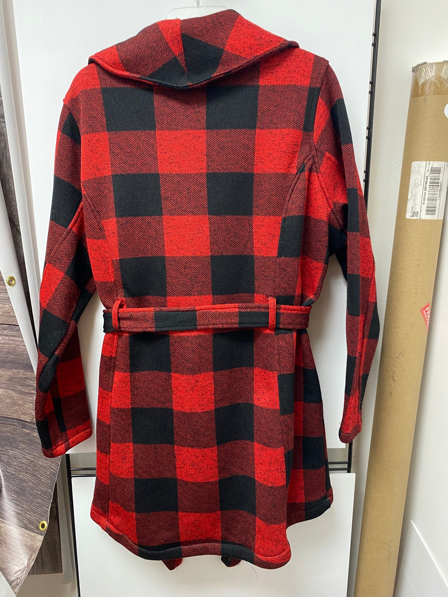 Coat Wool By Steve Madden In Plaid Pattern, Size: Xxl