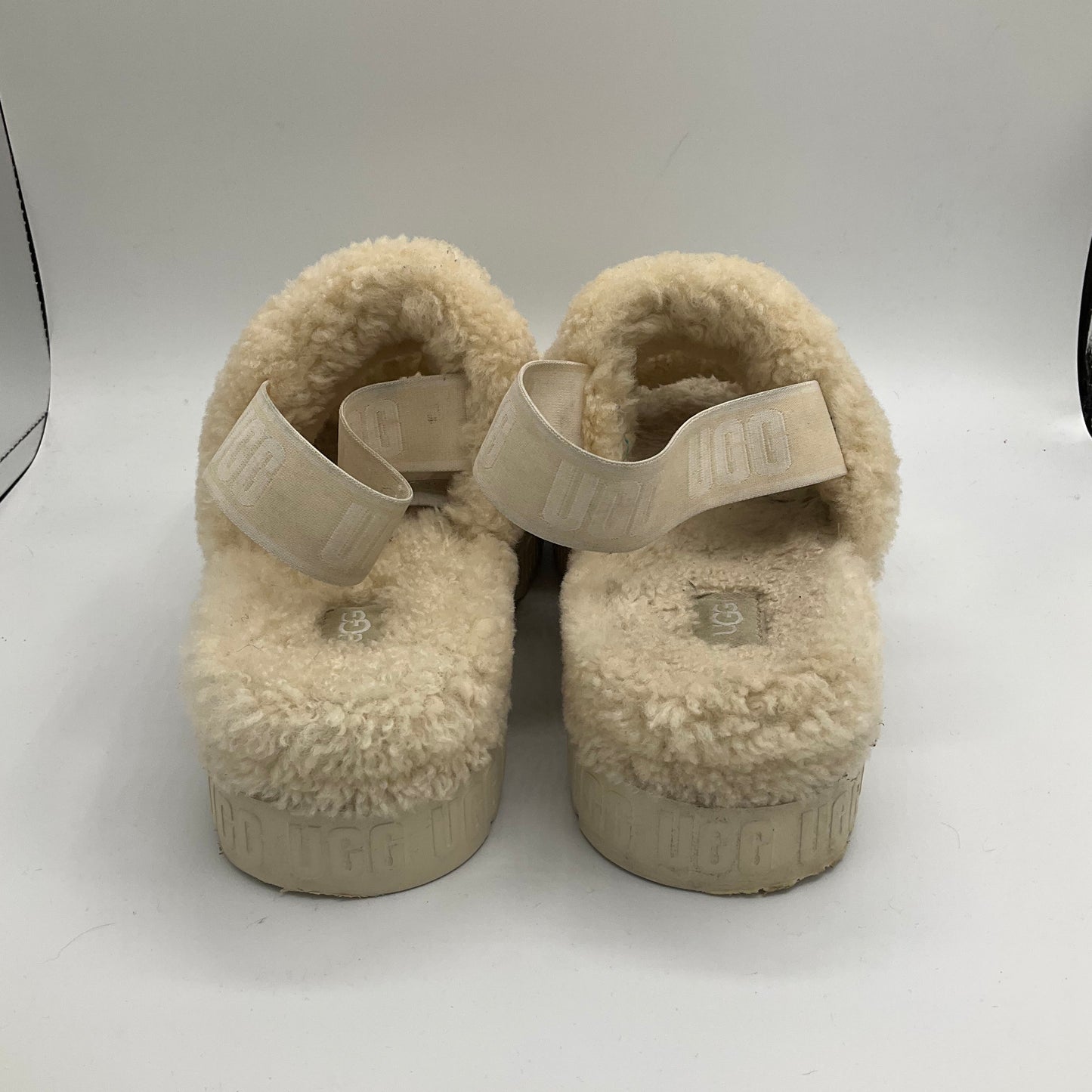 Sandals Flats By Ugg In Beige, Size: 7.5