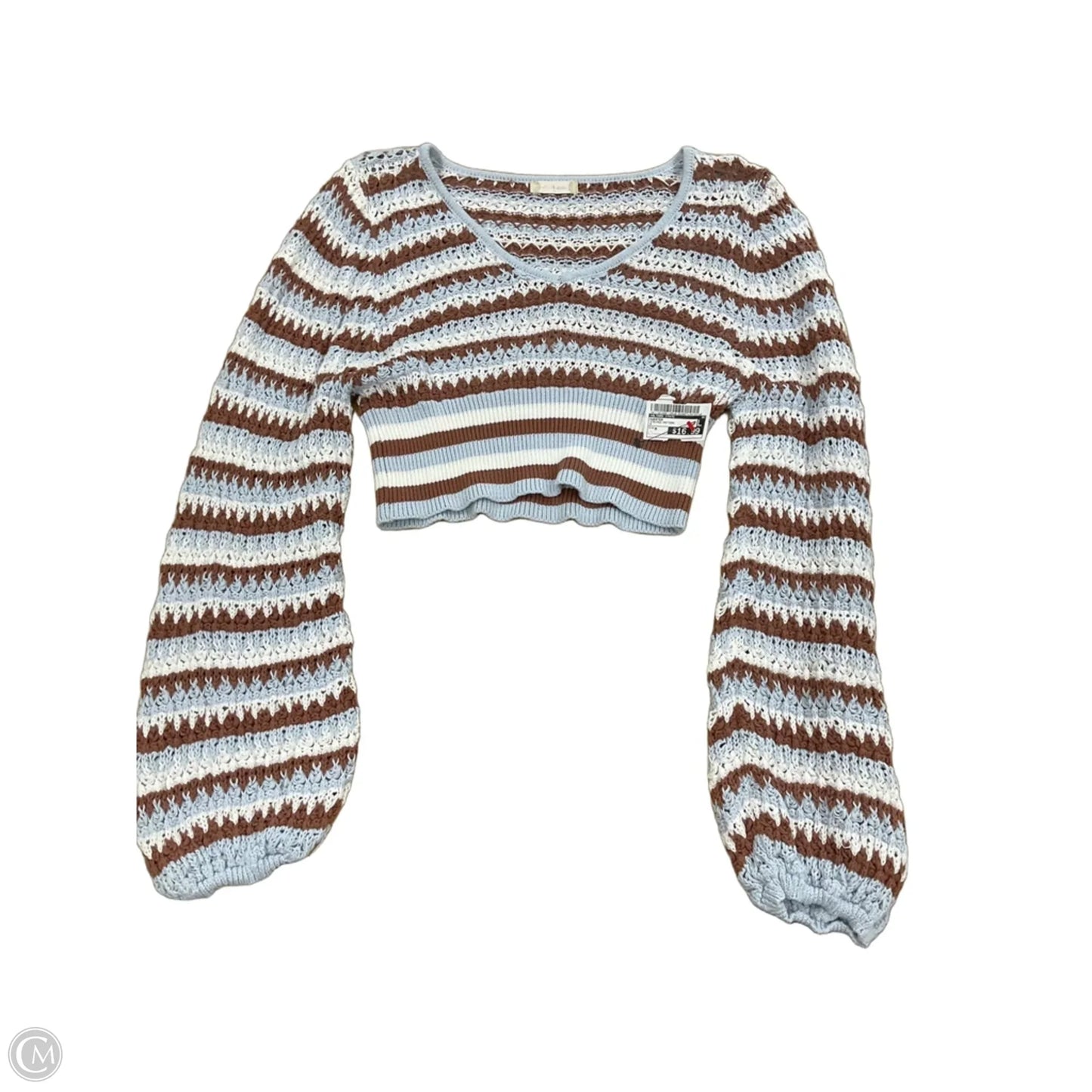 Sweater By Altard State In Striped Pattern, Size: M