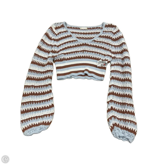 Sweater By Altard State In Striped Pattern, Size: M