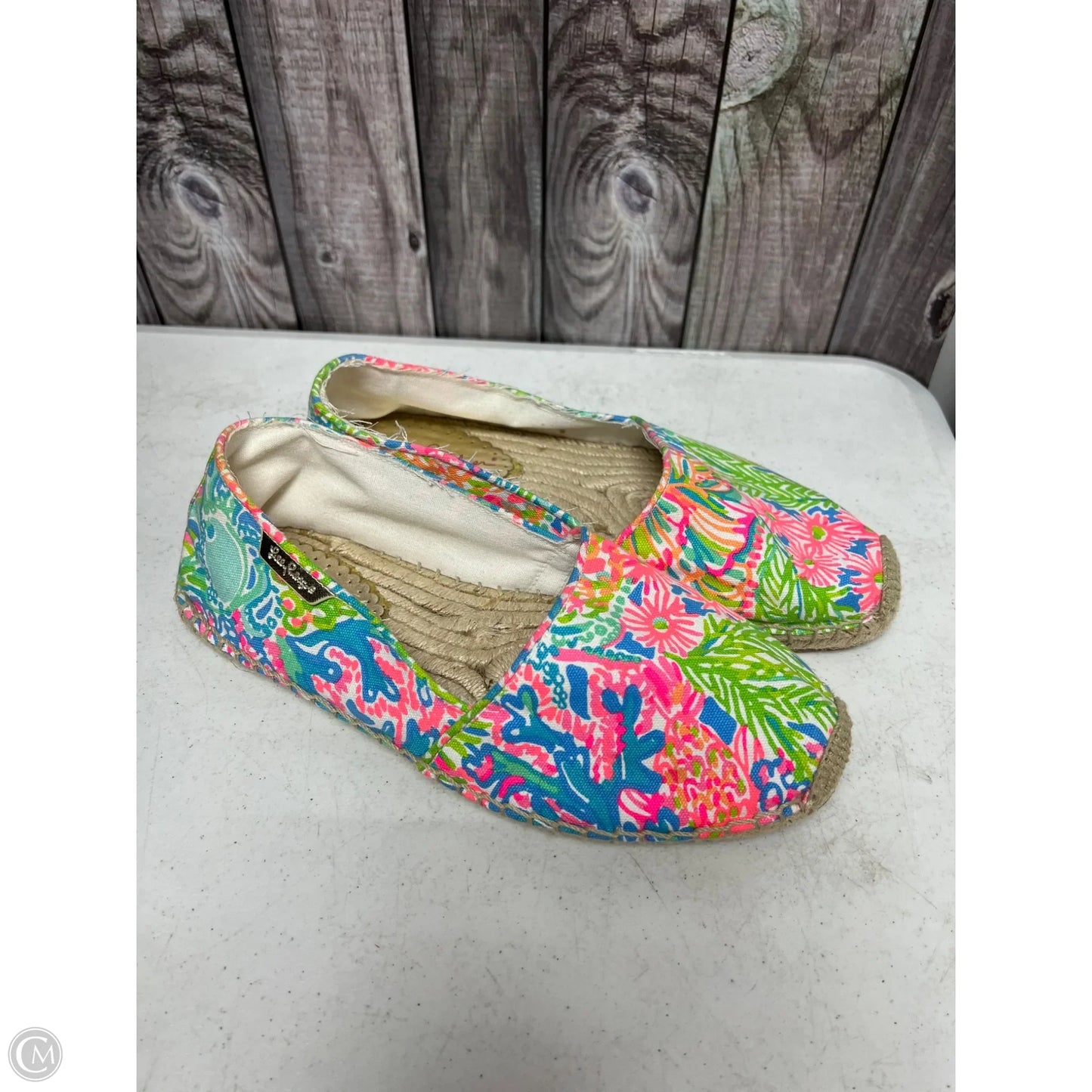 Shoes Designer By Lilly Pulitzer In Multi-colored, Size: 10