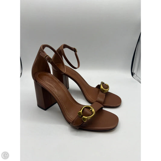 Shoes Designer By Coach In Brown, Size: 8