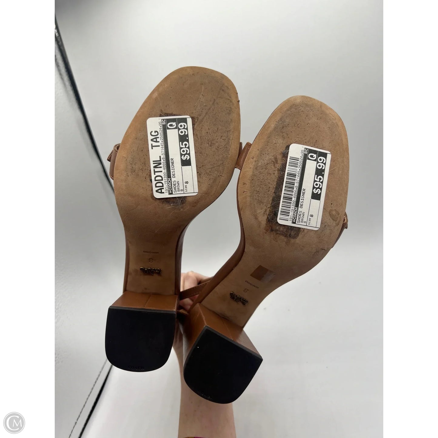 Shoes Designer By Coach In Brown, Size: 8