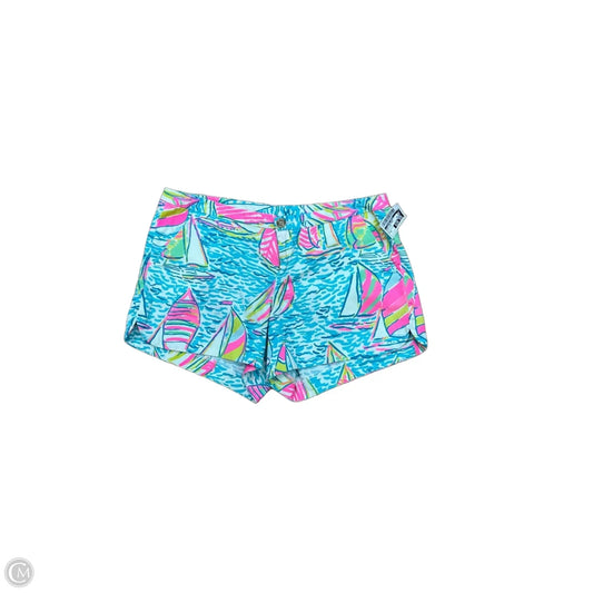Shorts Designer By Clothes Mentor In Blue & Pink, Size: 6
