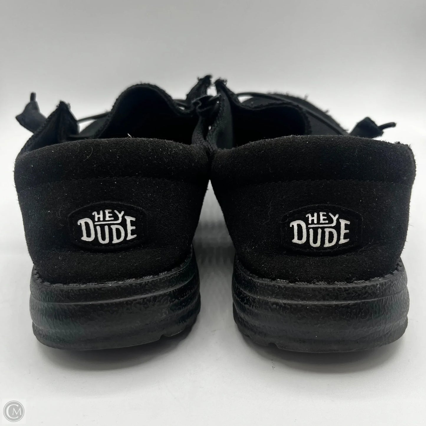 Shoes Flats By Hey Dude In Black, Size: 11