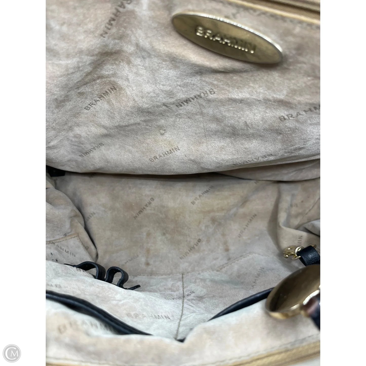 Handbag Designer By Brahmin, Size: Large