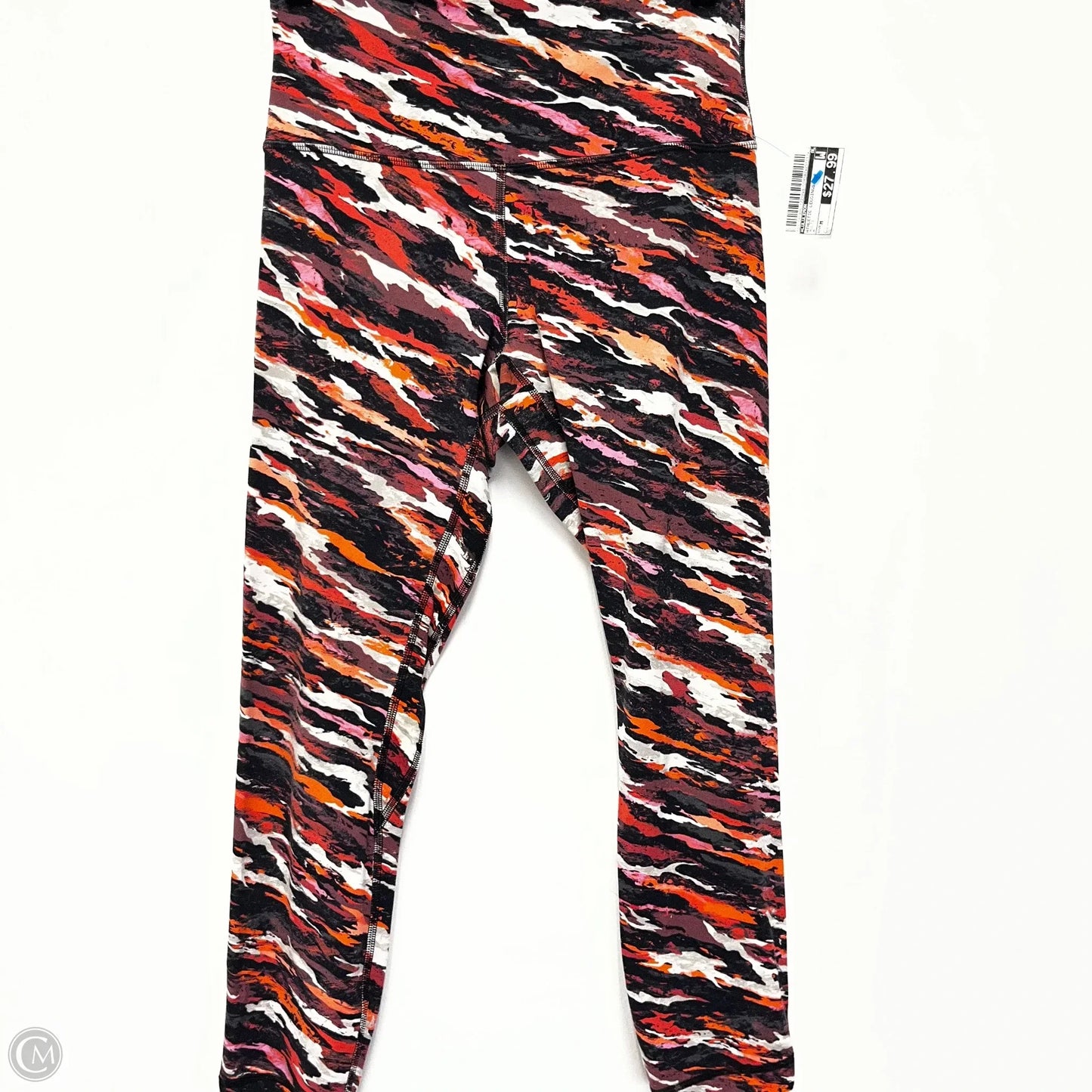 Athletic Leggings By Lululemon In Multi-colored, Size: M