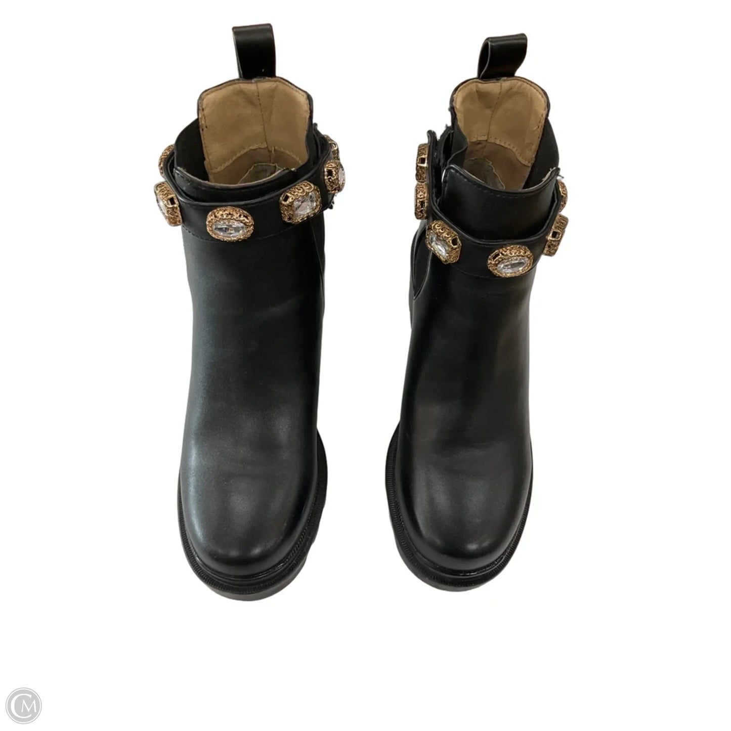 Boots Ankle Heels By Steve Madden In Black, Size: 7