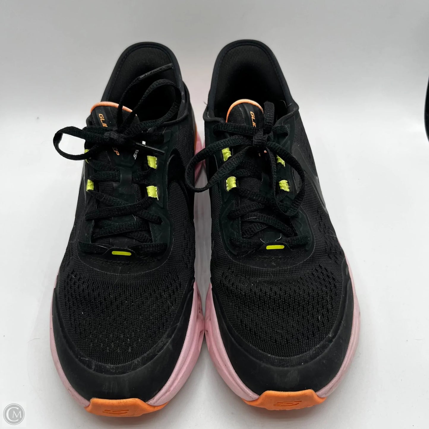 Shoes Athletic By Skechers In Black & Pink, Size: 9