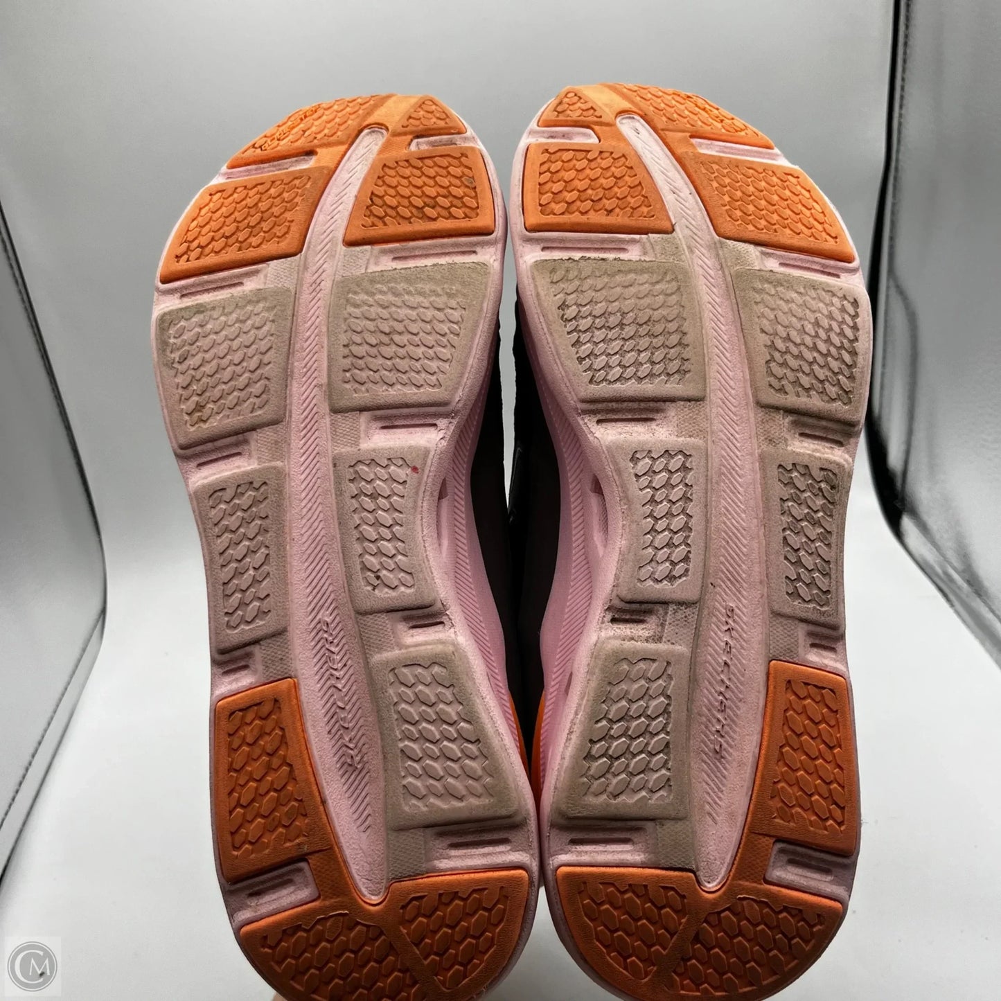 Shoes Athletic By Skechers In Black & Pink, Size: 9