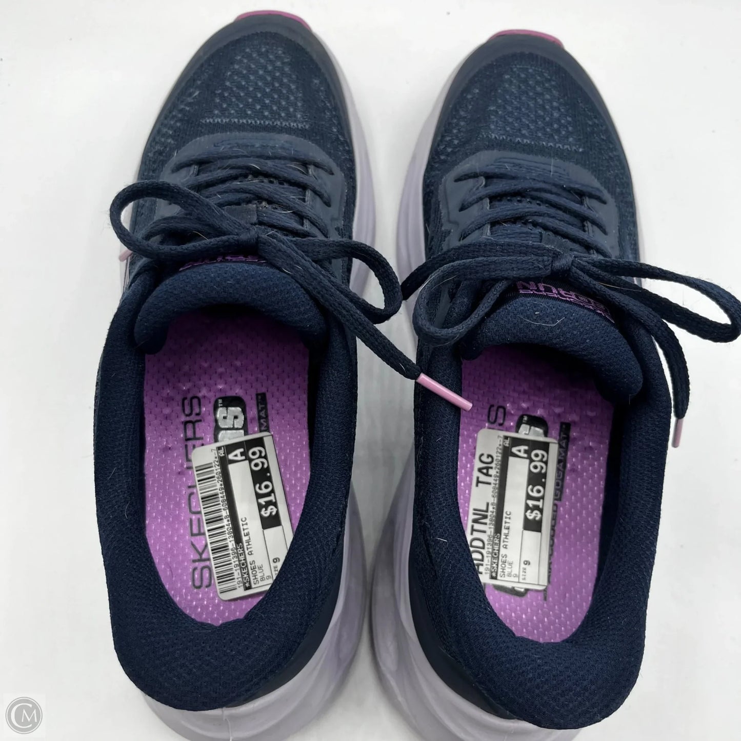 Shoes Athletic By Skechers In Blue, Size: 9