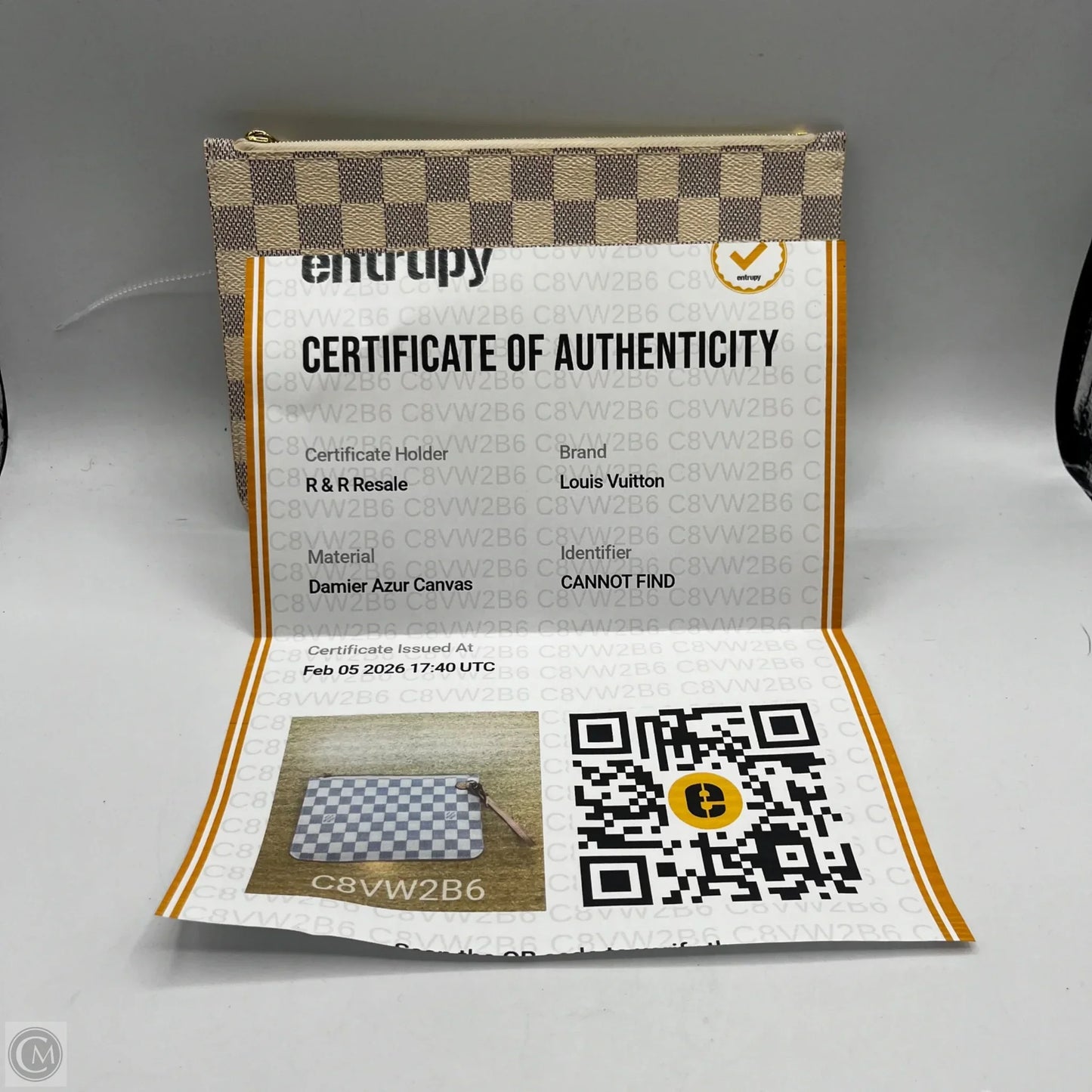 Wristlet Luxury Designer By Louis Vuitton, Size: Large