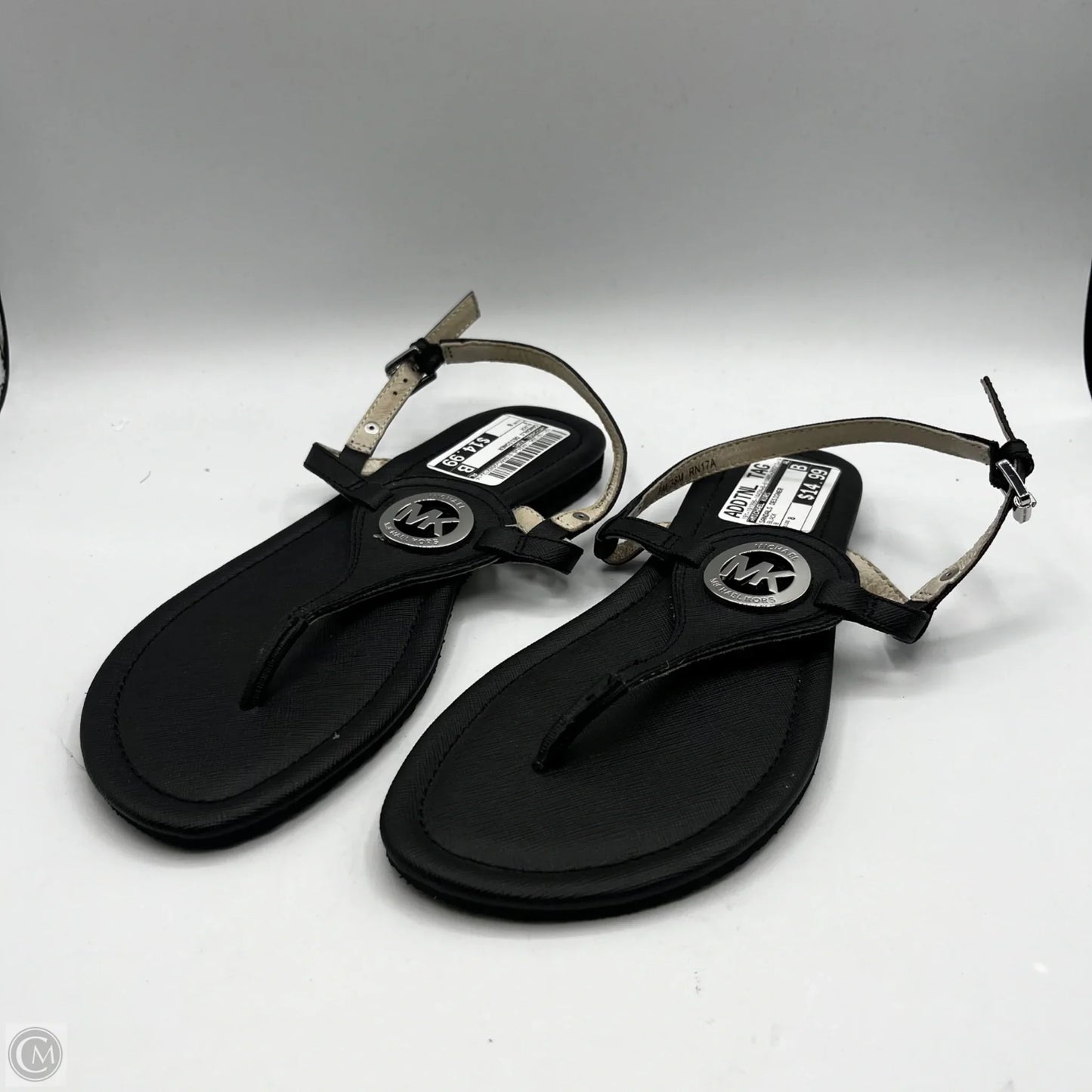 Sandals Designer By Michael Kors In Black, Size: 8