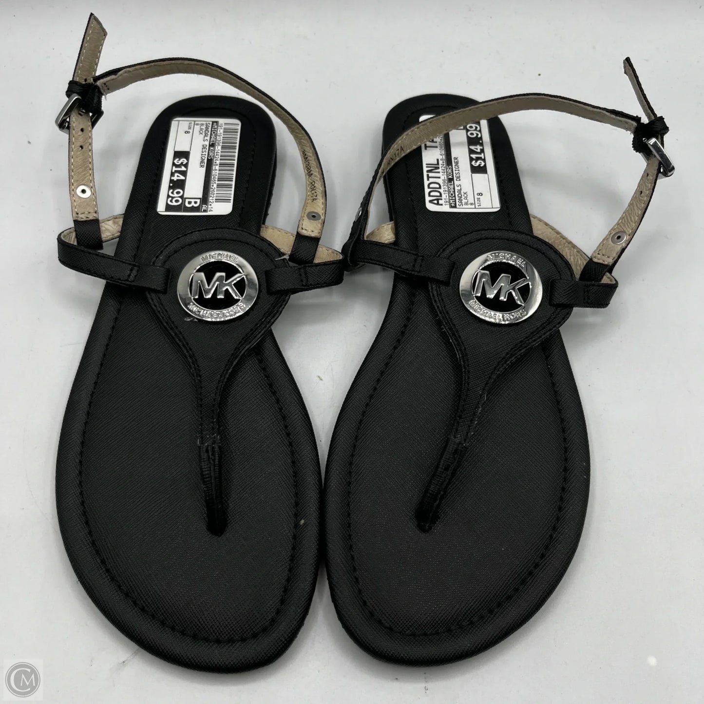 Sandals Designer By Michael Kors In Black, Size: 8