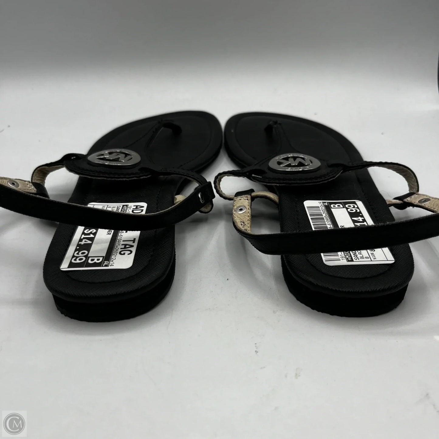 Sandals Designer By Michael Kors In Black, Size: 8