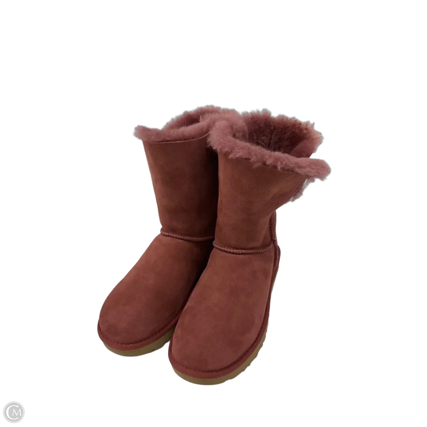 Boots Designer By Ugg In Maroon, Size: 7