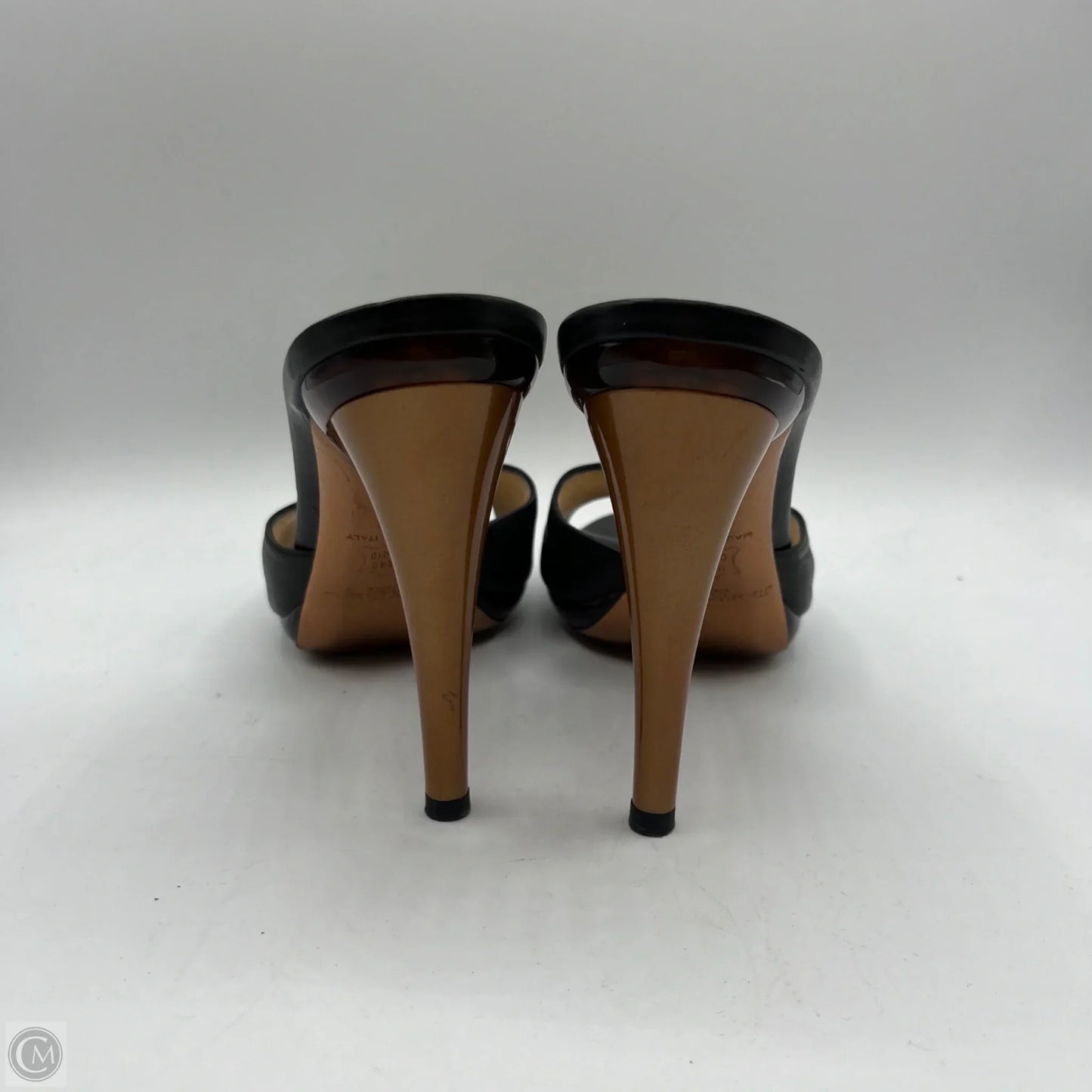 Shoes Luxury Designer By Jimmy Choo In Black, Size: 9.5