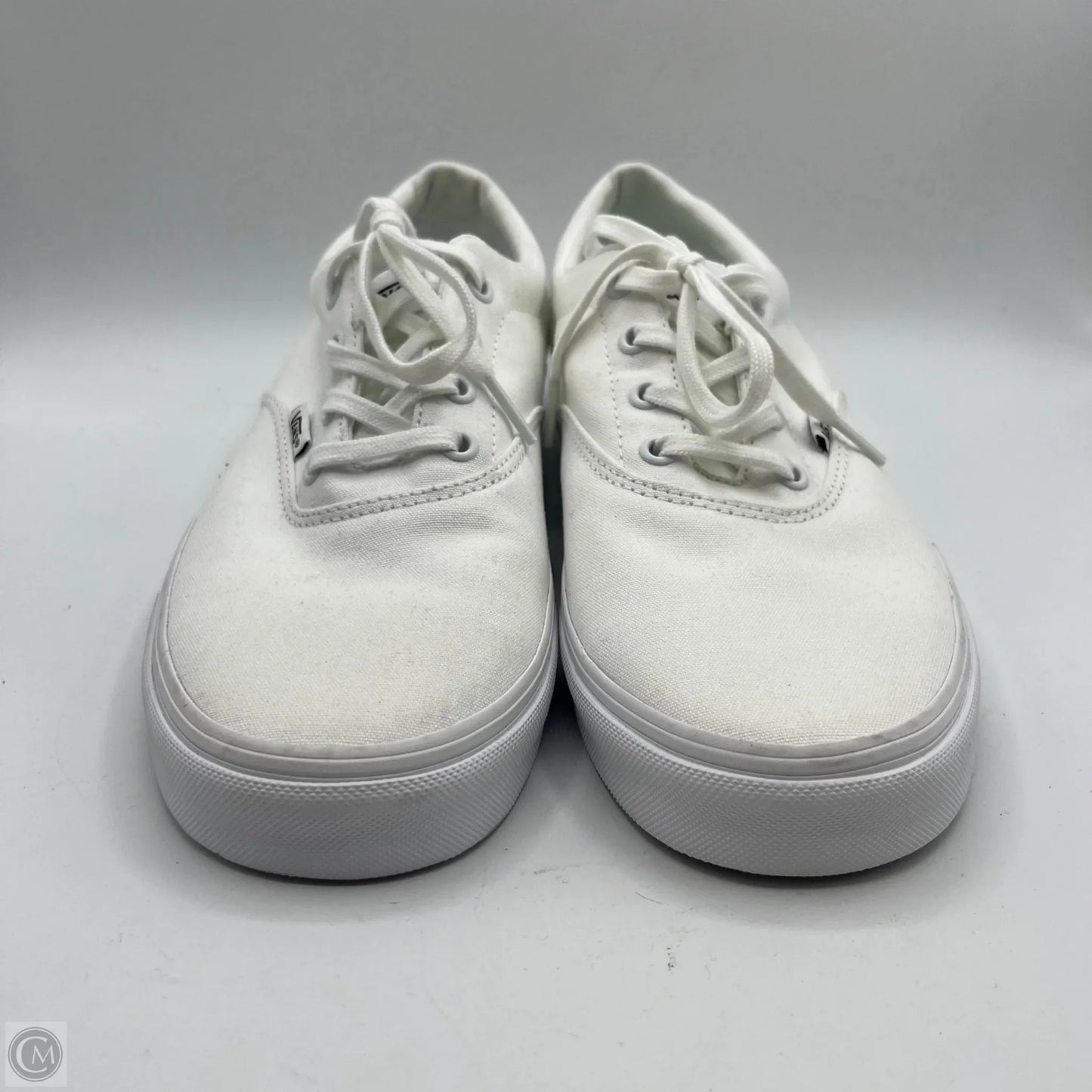 Shoes Flats By Vans In White, Size: 11