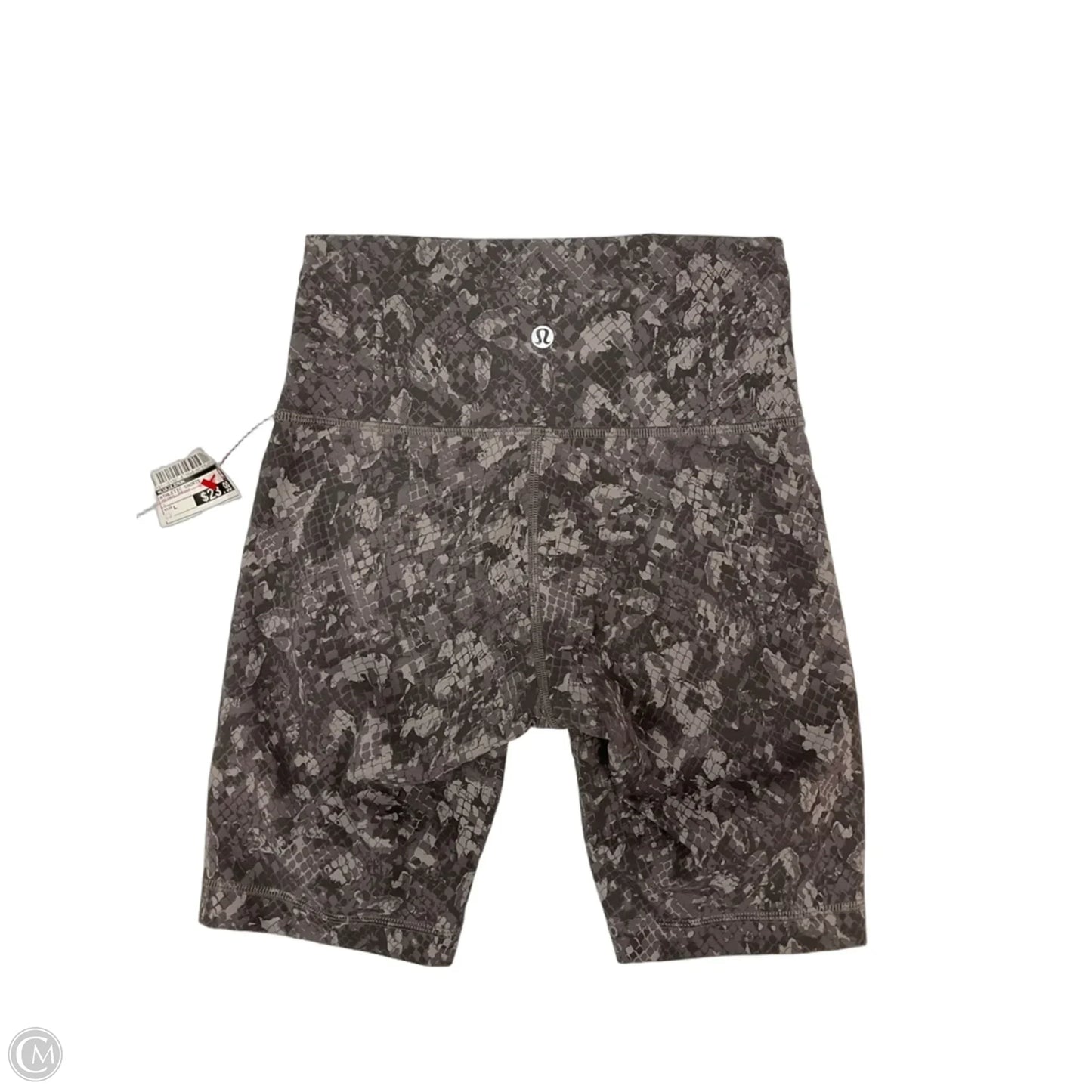 Athletic Shorts By Lululemon In Animal Print, Size: L