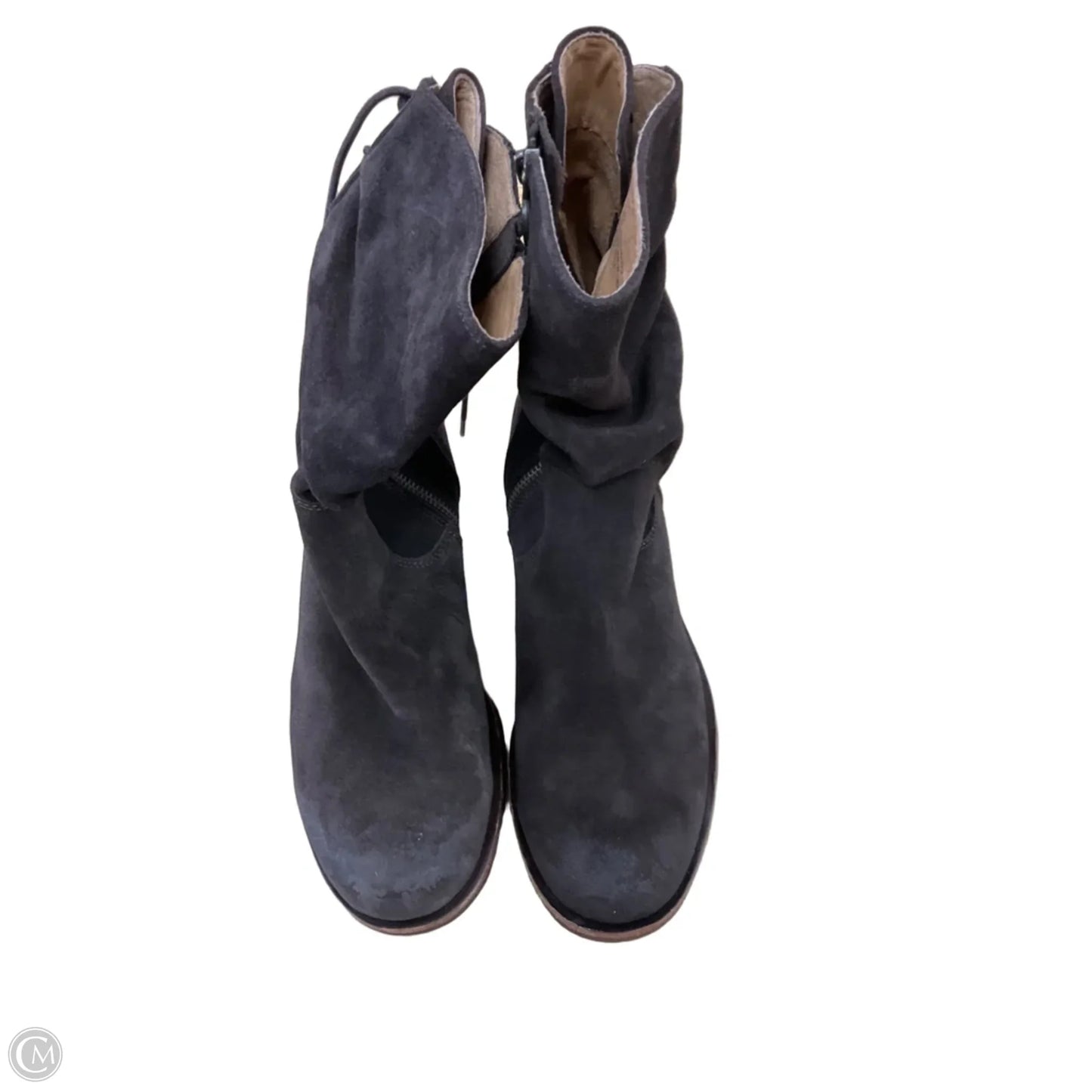 Boots Ankle Flats By Sofft In Brown, Size: 10