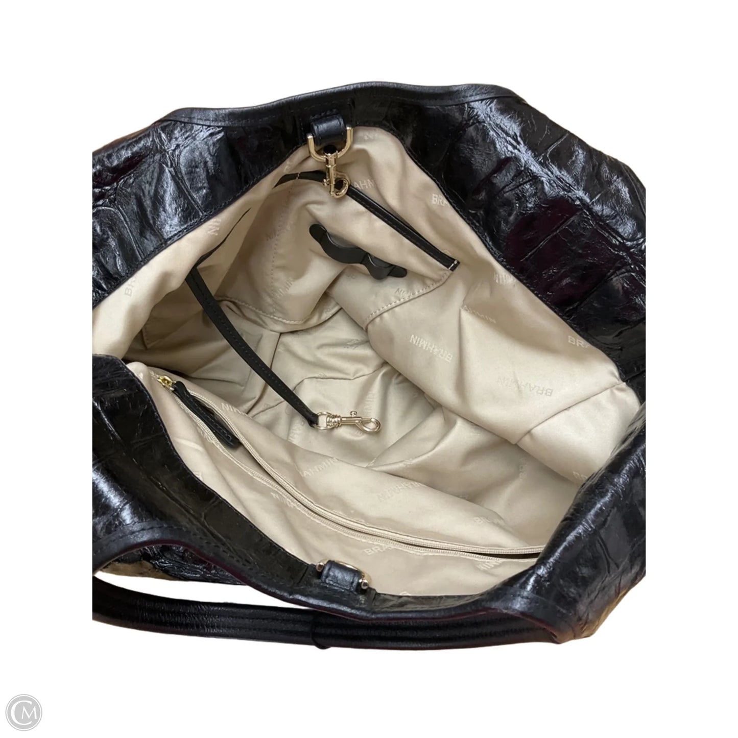 Handbag Designer By Brahmin, Size: Large