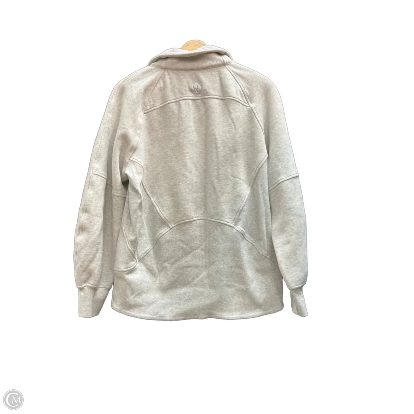 Sweatshirt Collar By Lululemon In Grey, Size: Xs