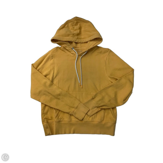 Sweatshirt Hoodie By Athleta In Yellow, Size: L