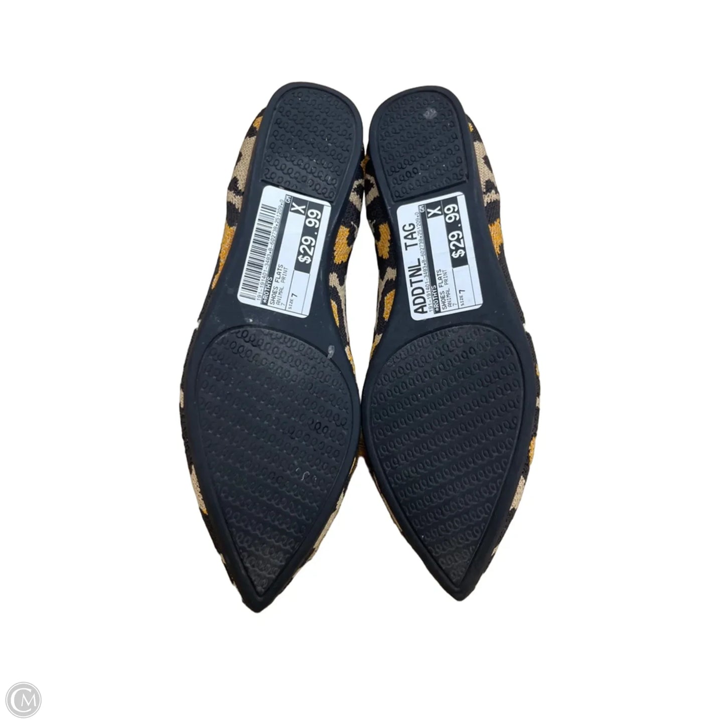 Shoes Flats By Rothys In Animal Print, Size: 7