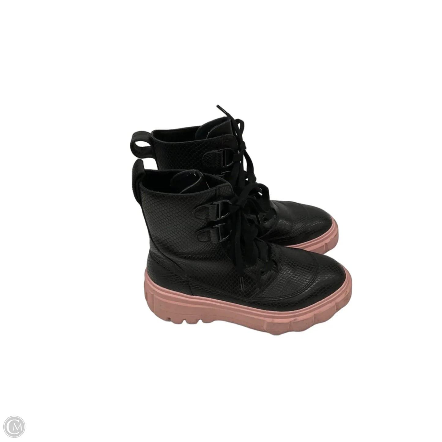 Boots Leather By Sorel In Black & Pink, Size: 9