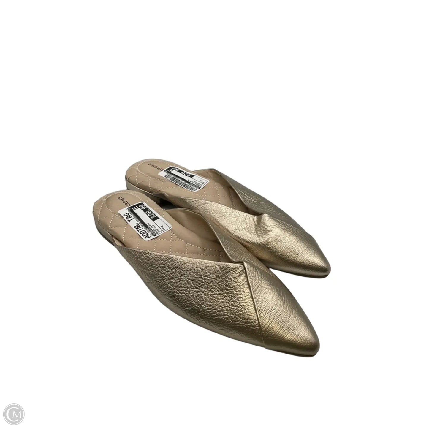 Shoes Flats By Birdies In Rose Gold, Size: 8