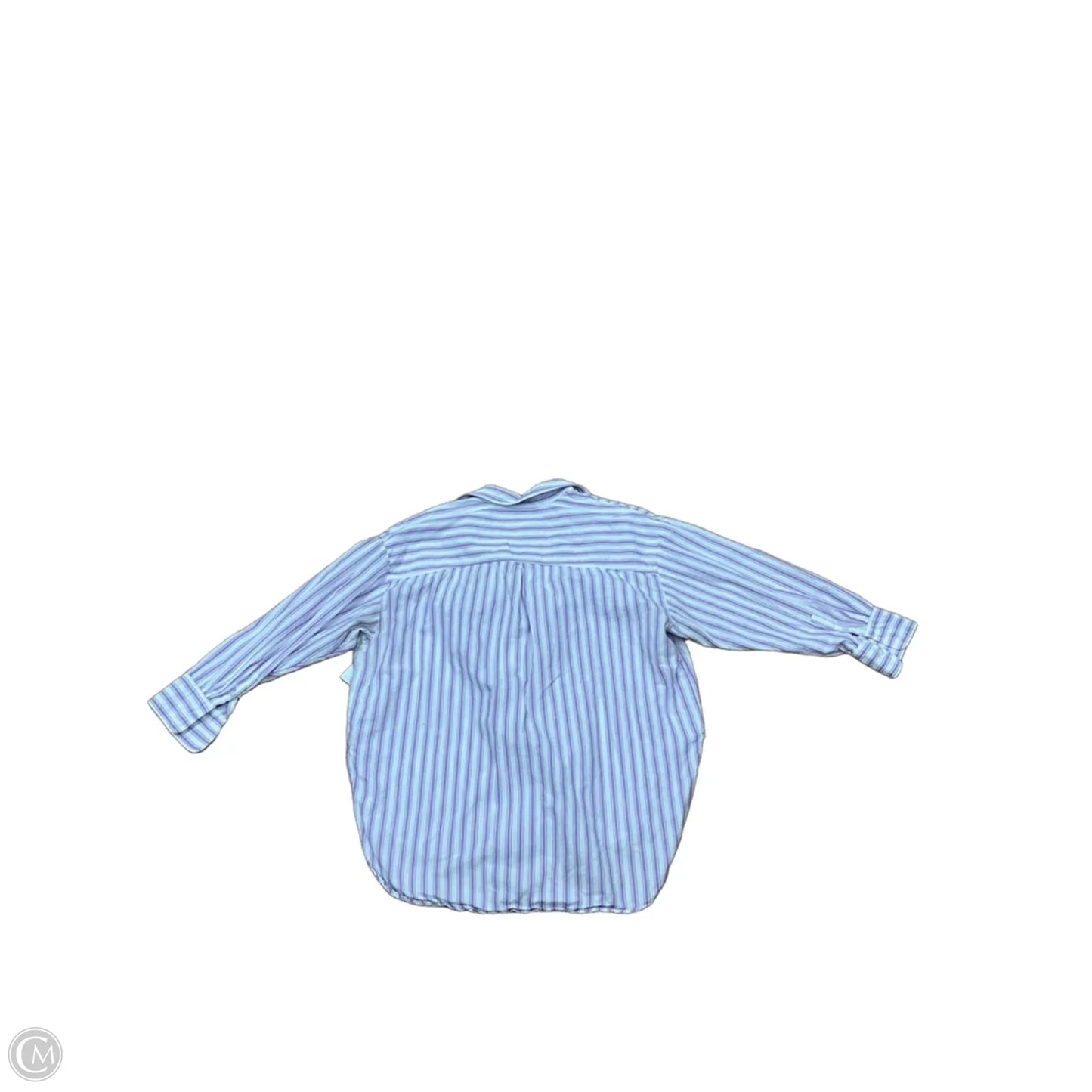 Top Long Sleeve Basic By Maeve In Striped Pattern, Size: Xl