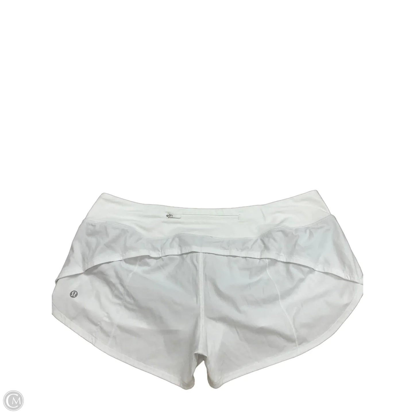 Athletic Shorts 2pc By Lululemon In White, Size: 12