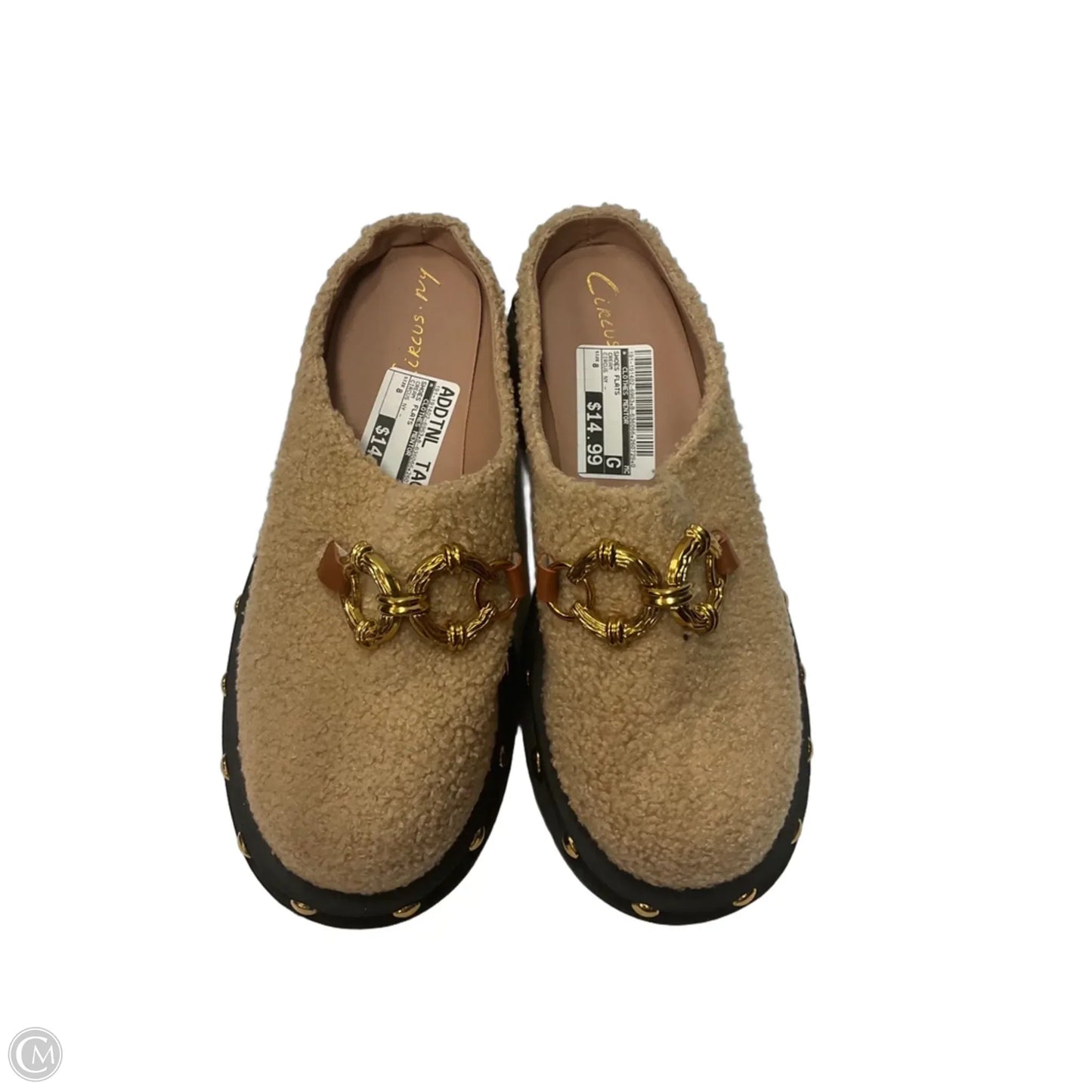Shoes Flats By Clothes Mentor In Cream, Size: 8