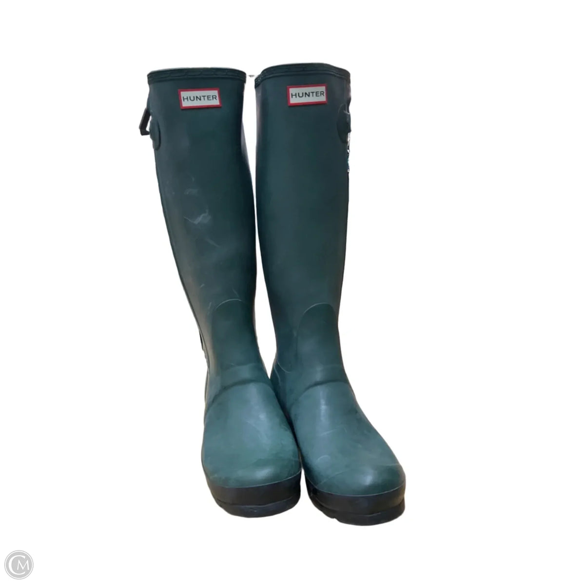 Boots Designer By Hunter In Green, Size: 9
