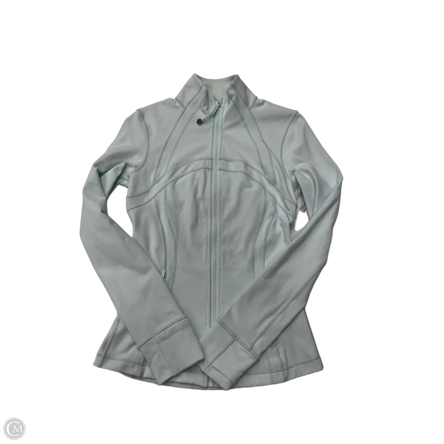 Athletic Jacket By Lululemon In Blue, Size: 4