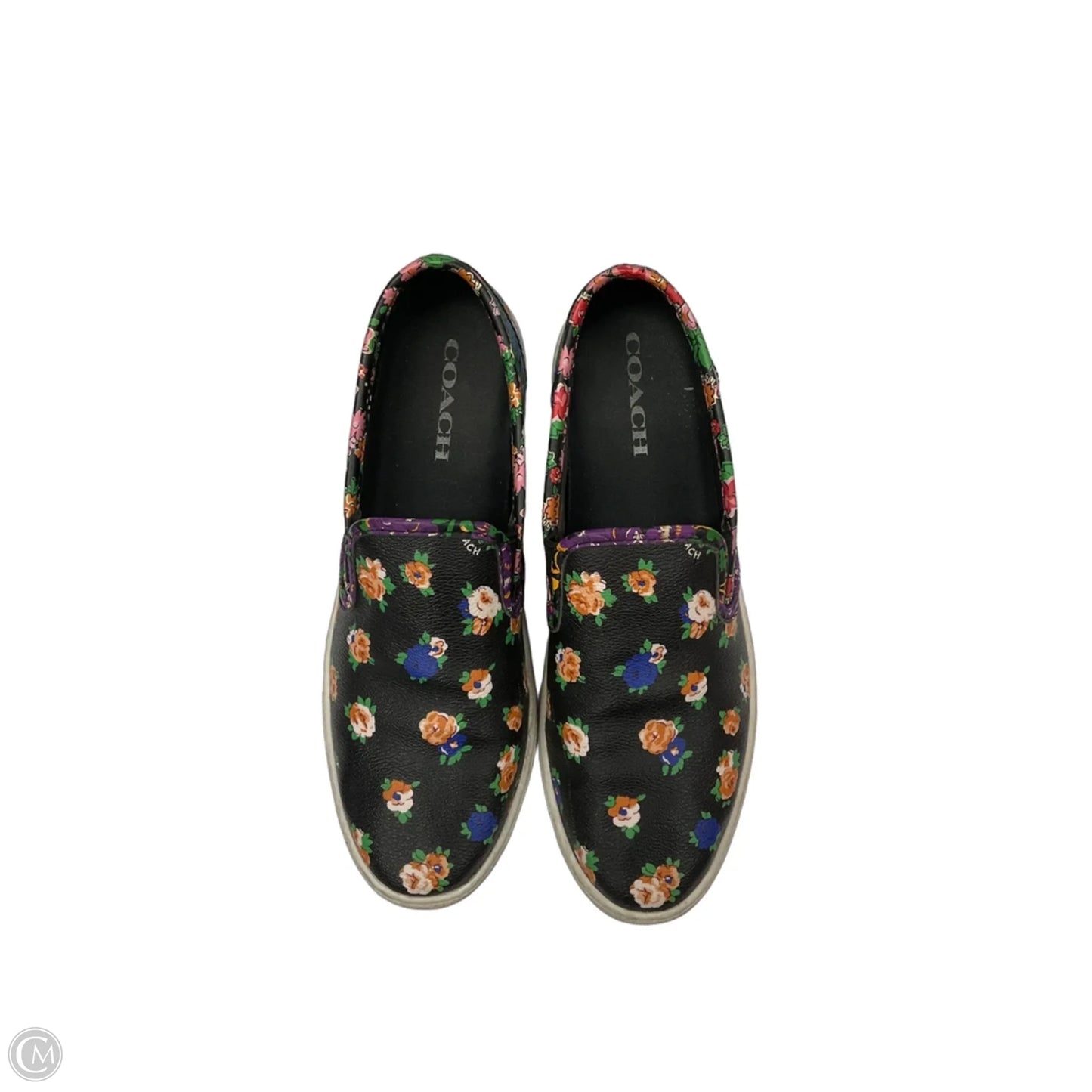 Shoes Designer By Coach In Floral Print, Size: 8.5