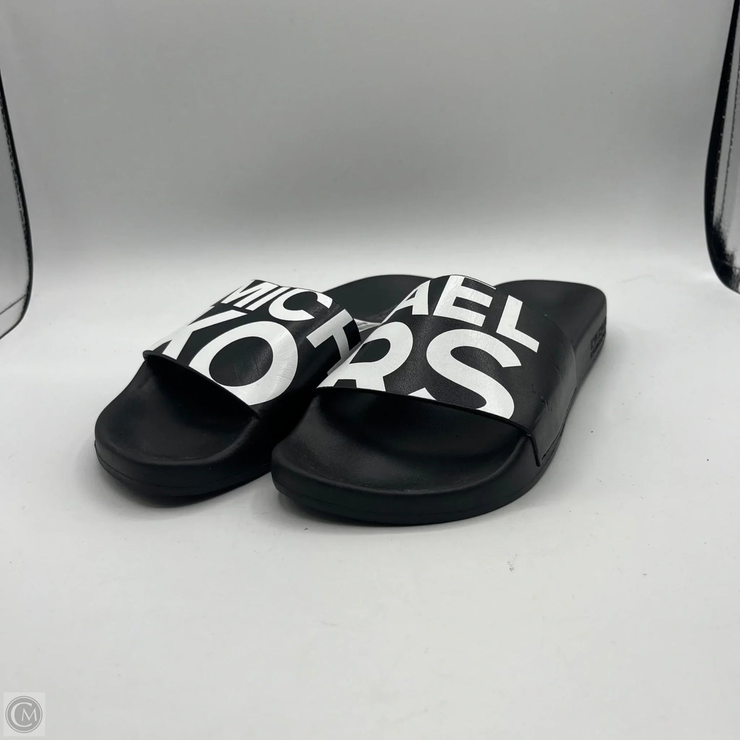 Sandals Flats By Michael By Michael Kors In Black, Size: 7